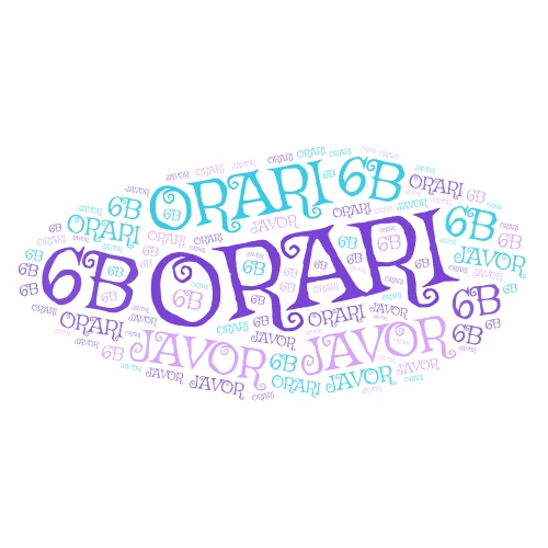 orar word cloud art