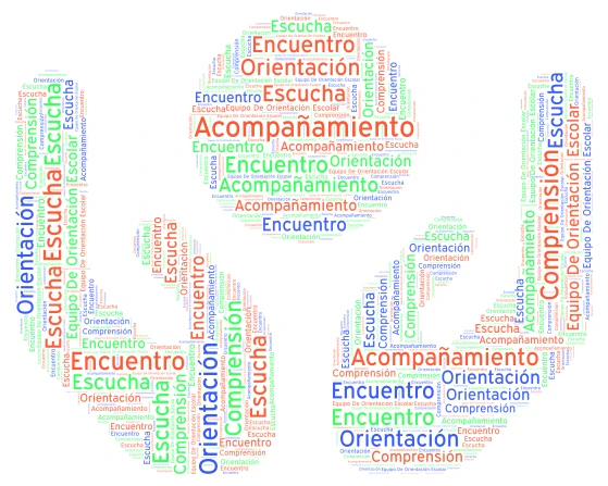 Escudo word cloud art