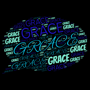 GRACE GRACE GRACE GRACE GRACE word cloud art
