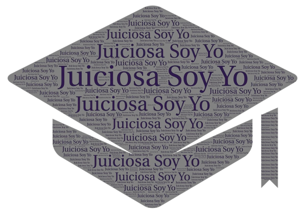 Juiciosa Soy Yo  word cloud art