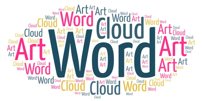 Kjjj word cloud art