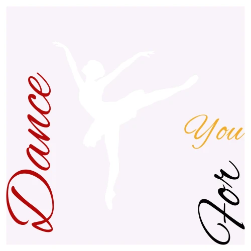Dance word cloud art