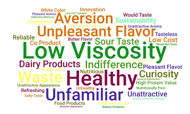 Taste and Food Preferences word cloud art