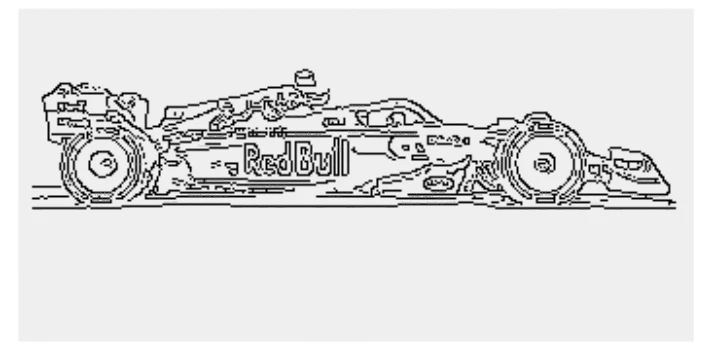 f1 word cloud art
