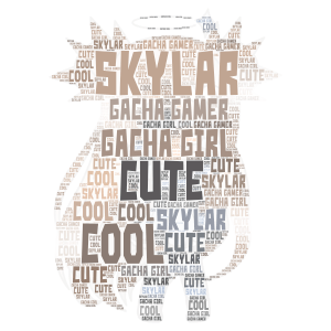 SKAYLAR word cloud art