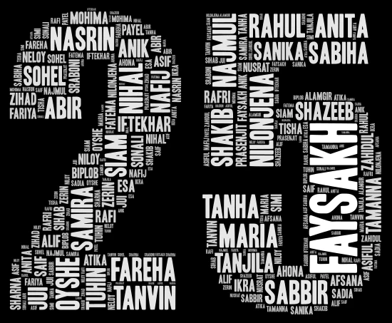 HSC RAG DAY word cloud art