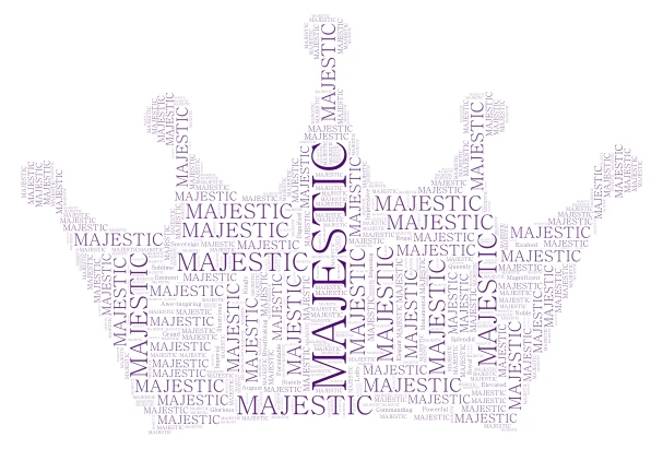 Royal and Grand  word cloud art