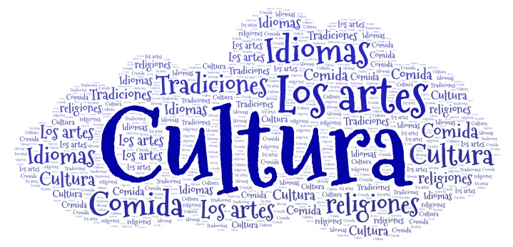 Cultura word cloud art