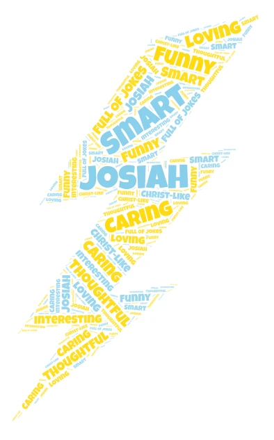 Josiah Word Cloud word cloud art