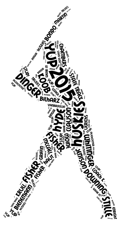 Baseball word cloud art