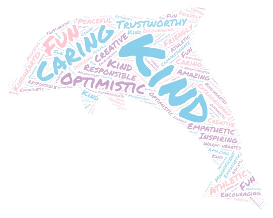 Elle word cloud art