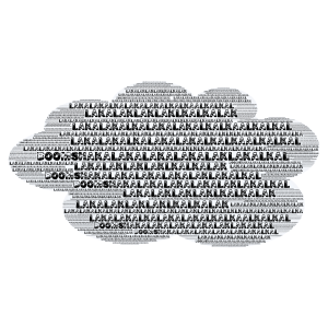 BOOMSHAKLKA word cloud art