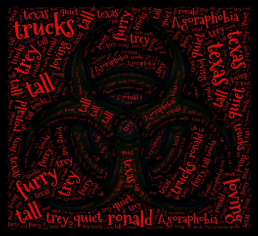trey word cloud art