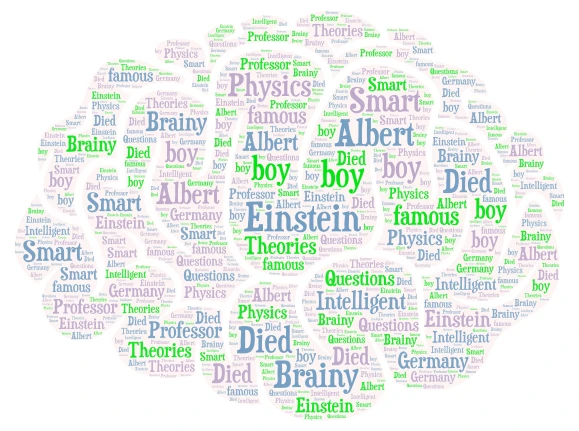 Jacob word cloud art