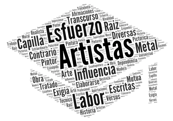Artes word cloud art