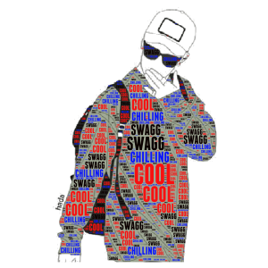 SWAGG word cloud art