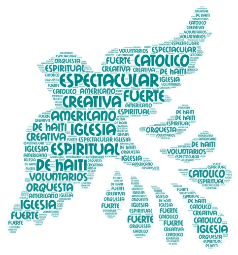 Espanol word cloud art