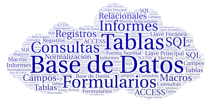 NUBE ACCESS word cloud art