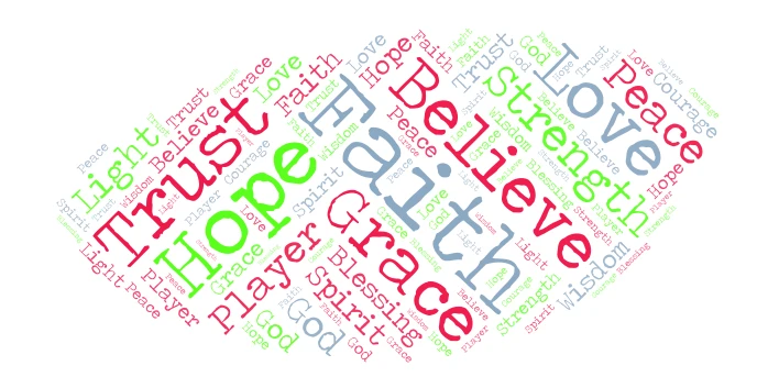 Lyca word cloud art