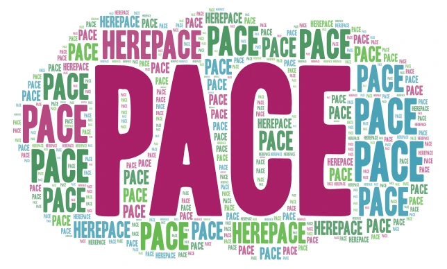 pace word cloud art