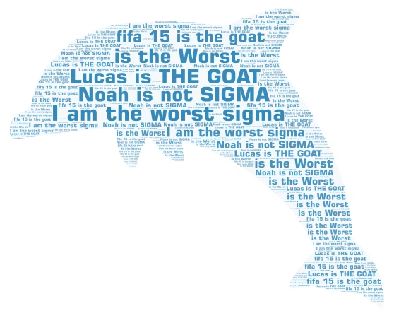 monkey word cloud art