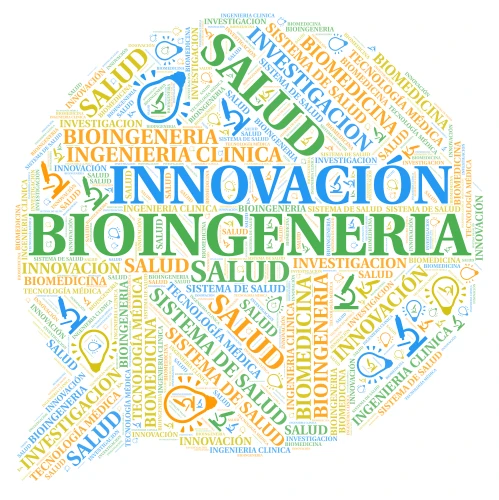 BIOINGENIERIA Y SALUD word cloud art