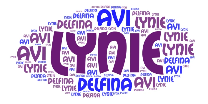 BESTIES word cloud art