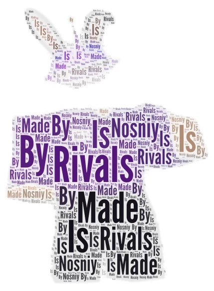 Rivals(Nosniy) word cloud art