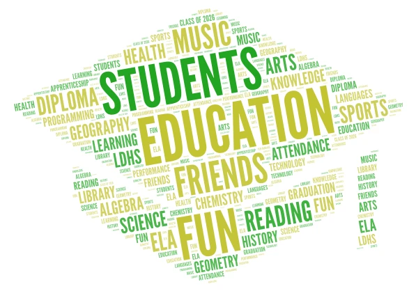 Class of 2026 word cloud art