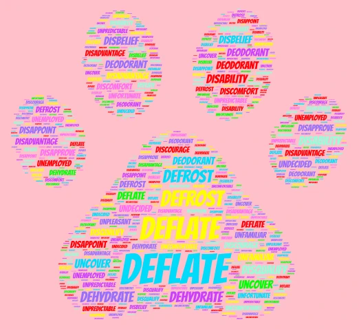 paw print words word cloud art