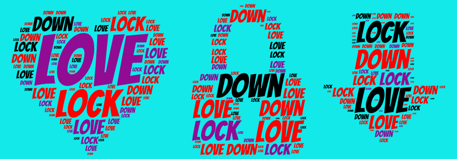 Love Lockdown - Kanye West word cloud art