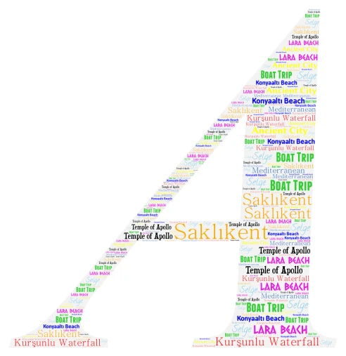 A word cloud art