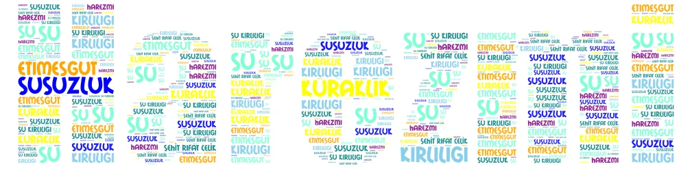 Susuzluk word cloud art