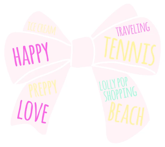 Alexis's Bow word cloud art