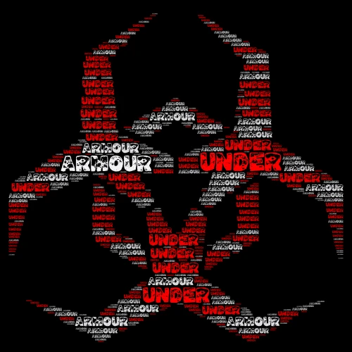 UnderArmour word cloud art