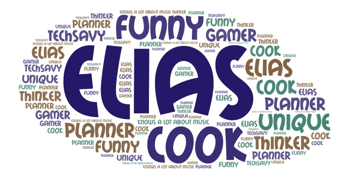 Asstment  word cloud art