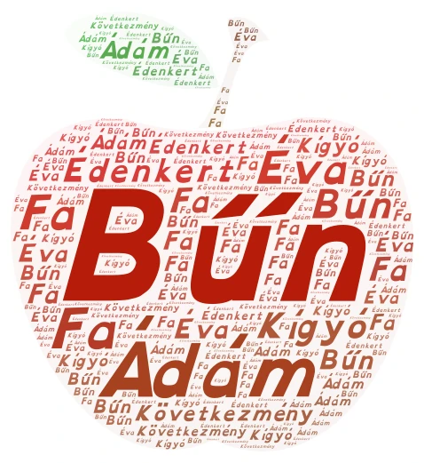 Édenkert word cloud art