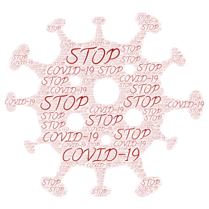 10 or more Likes to stop covid-19 word cloud art