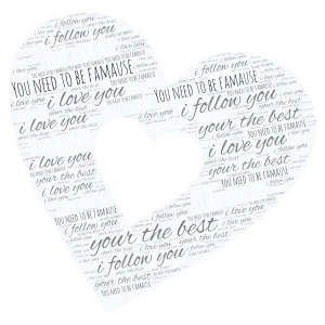 Your the best  haneolchoi♥ word cloud art