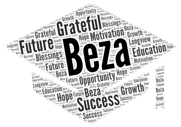 Beza Sega word cloud art