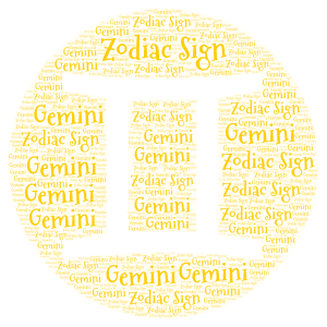 Copy of Zodiac Cancer word cloud art