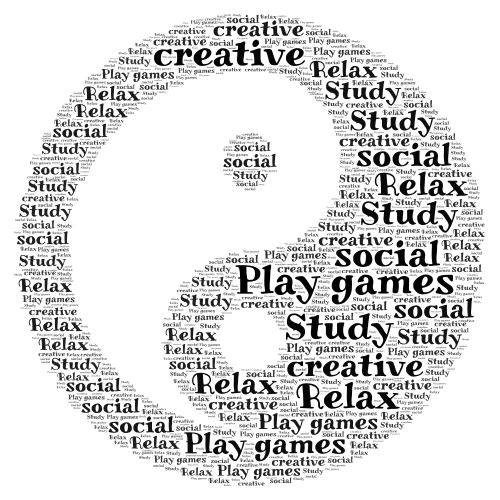 word activity 2 word cloud art