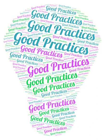 Good Practices 2 word cloud art