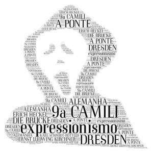 expressionismo  word cloud art