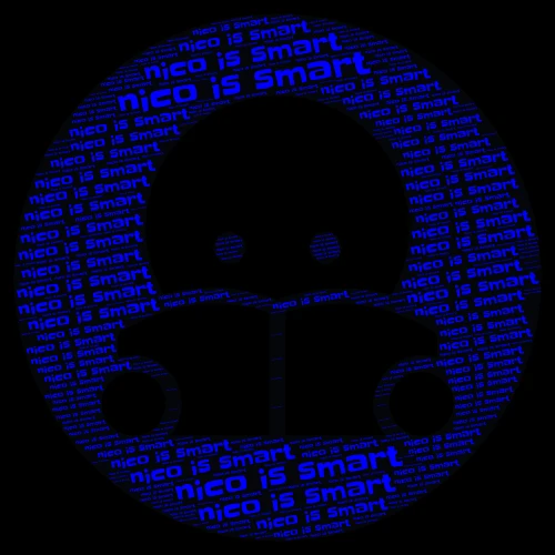 im smart word cloud art