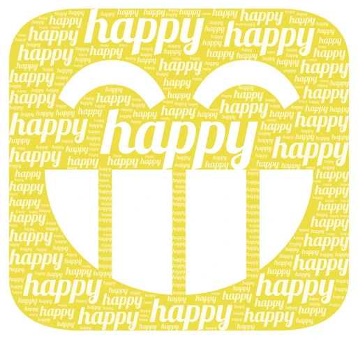 happy word cloud art