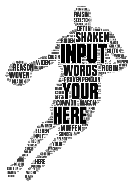 U6 W1 word cloud art