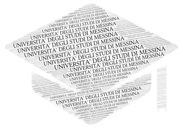 UNIVERSITA' DEGLI STUDI DI MESSINA word cloud art