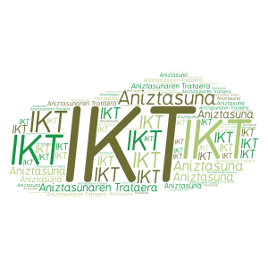 IKT word cloud art