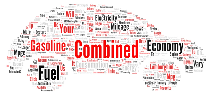 Lamborghini Cars word cloud art